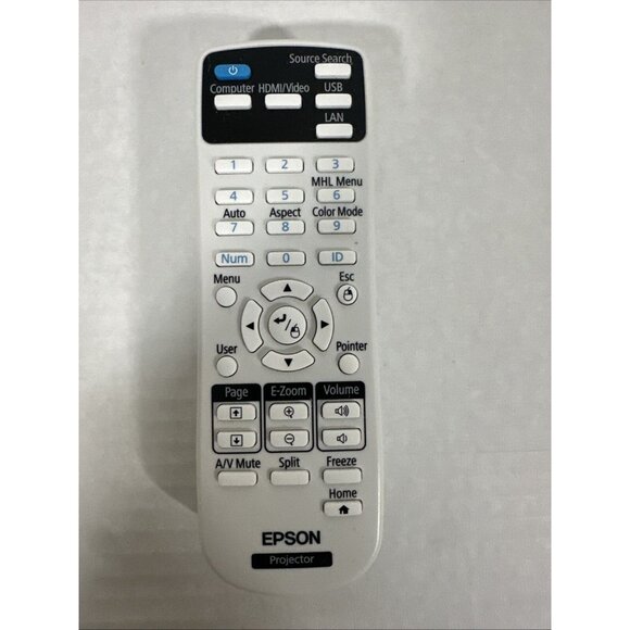EPSON 218178800 REMOTE CONTROL PROJECTOR EX7260 PRO EX9210 PRO EX9220 VS250 350 - Picture 1 of 4